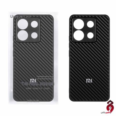 قاب طرح کربن PVD شیائومی Redmi Note 13 Pro 5G/Poco X6 5G مشکی