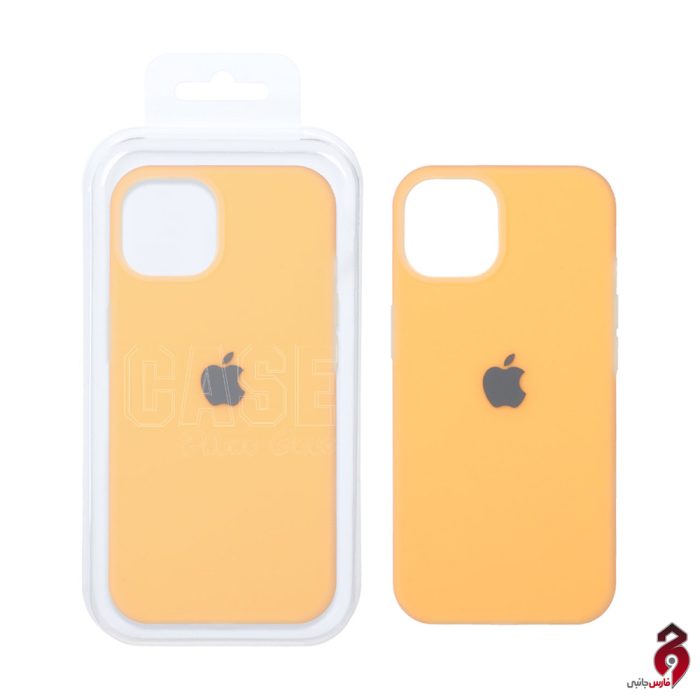 قاب سیلیکونی پاستیلی آیفون iPhone 13/14 نارنجی