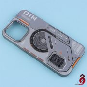 قاب ضد ضربه اورجینال Q.Series Defens مگ سیف دور رنگی آیفون iPhone 15 Pro Max طوسی