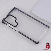 قاب شفاف Magic Mask سامسونگ S24 Ultra دور رنگی مشکی