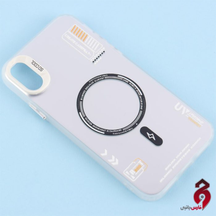 قاب PC So Cool آیفون iPhone X/XS طرح مگ سیف نقره ای
