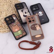 قاب کبریتی سولید شیائومی Redmi Note 13 Pro 5G محافظ لنزدار با بند مچی