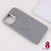 قاب مگ سیف Support آیفون iPhone 13 Pro Max استندشو خاکستری