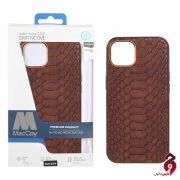 قاب اورجینال MacCoy چرمی پوست ماری آیفون iPhone 13/14 قهوه ای