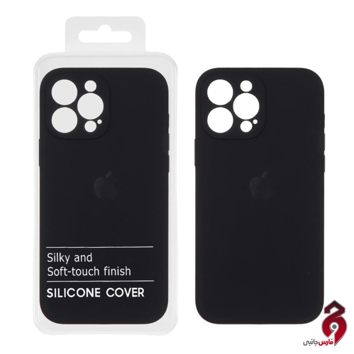 قاب سیلیکونی پاک کنی اورجینال Master Quality آیفون iPhone 13 Pro Max مشکی