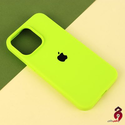 قاب سیلیکونی اصلی زیربسته آیفون iPhone 15 Pro Max سبز روشن