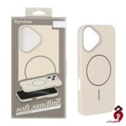 قاب اورجینال Syndee پشت سخت MagSafe آیفون iPhone 16 کرم
