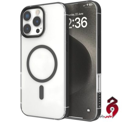 قاب Claire Aluminum لولو Levelo آیفون iPhone 16 Pro Max مشکی تیتانیوم