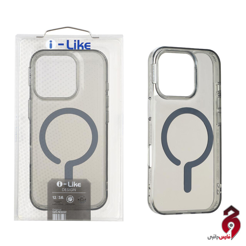 lovely-iphone-16-pro قاب اورجینال Lovely case پشت سخت شفاف Magsafe آیفون iPhone 16 Pro